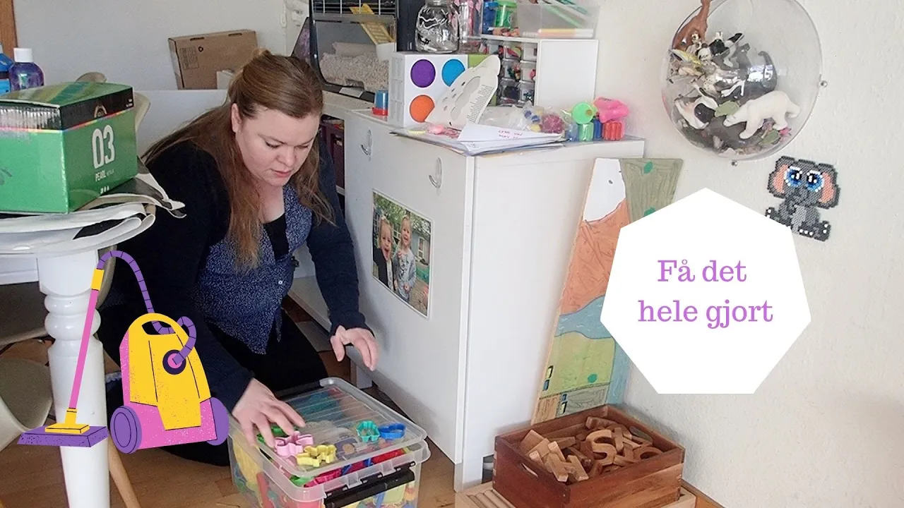 FÅ DET HELE GJORT - FORSØGER AT RYDDE HUSET OP PÅ 2 TIMER