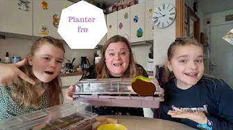 Vi planter frø til vores køkkenhave