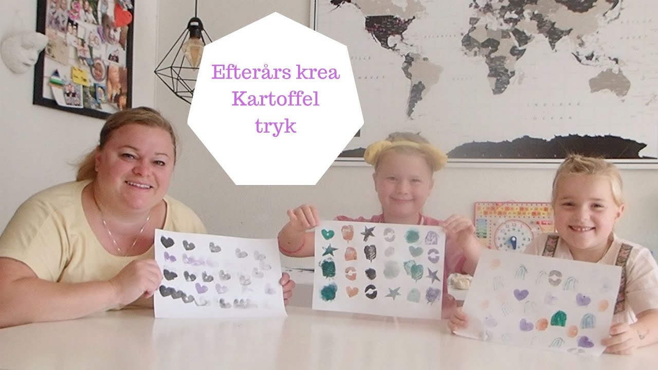DIY EFTERÅR KARTOFFEL TRYK