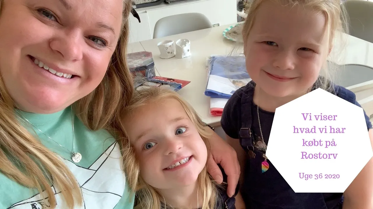 4 ÅRS LÆGE TJEK - SHOPPING PÅ ROSTORV - VI VISER HVAD VI HAR KØBT