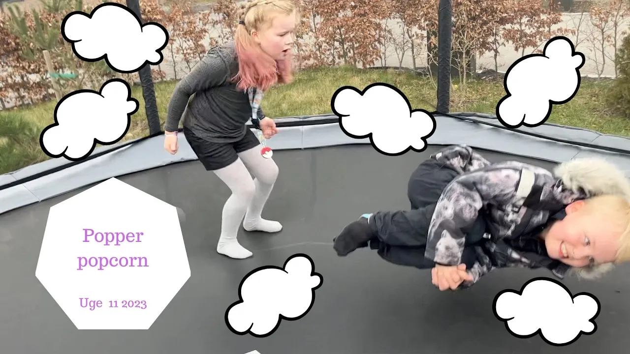 GODE VENNER - POPPER POPCORN OG LAVER TRYLLEDRIK