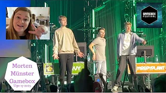 Morten Münster MINECRAFT show på GAMEBOX Festival med MrSpyplant og Starvy - LANG VLOG