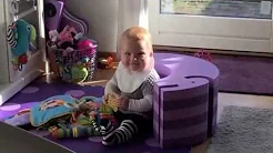 First day at school, I mean daycare