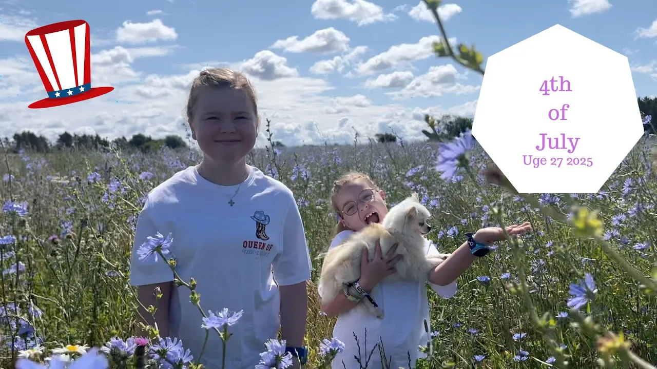 Vi Fejrer 4th of July på vores egen Amerikanske måde