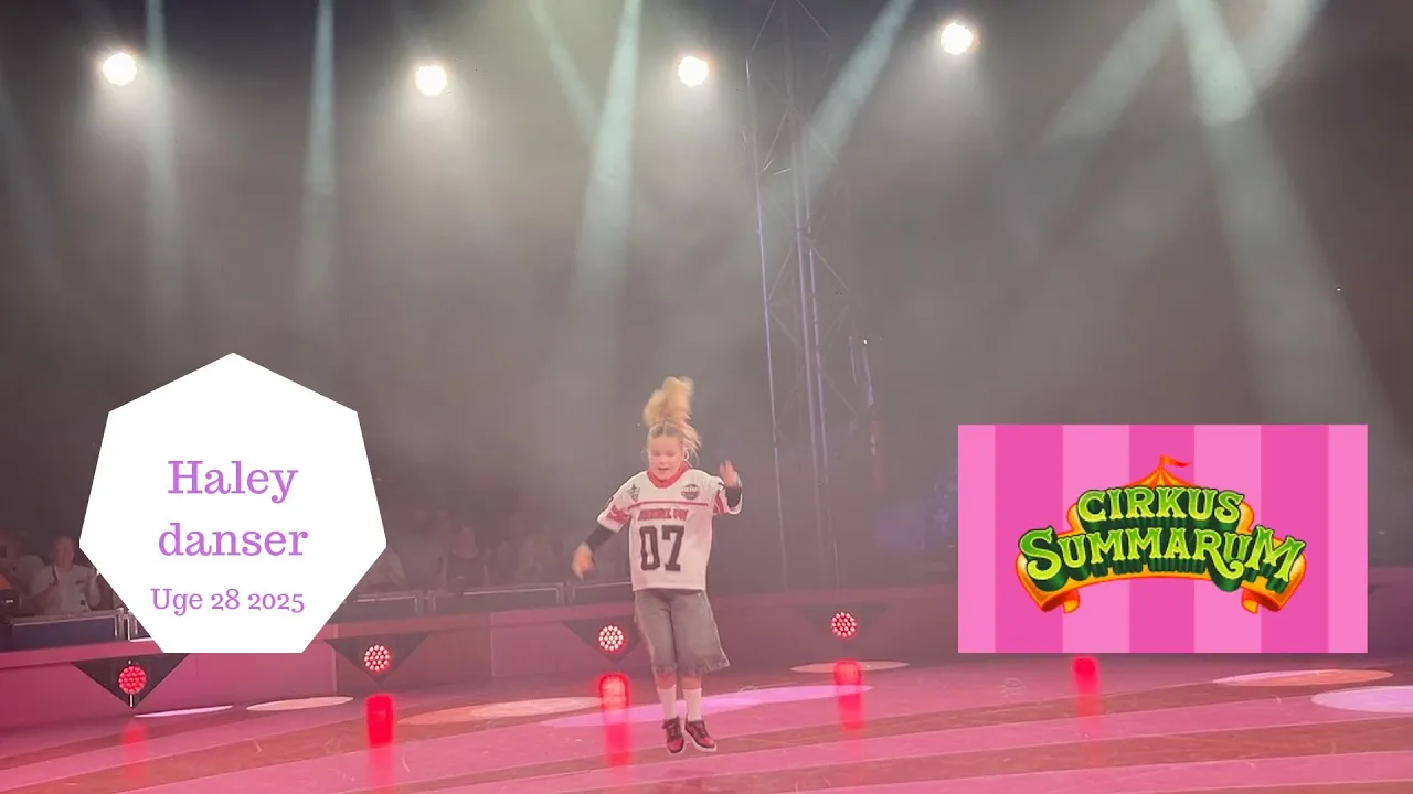 Sidste dag på Cirkus Summarum - Haley danser for alle frivillige og artisterne