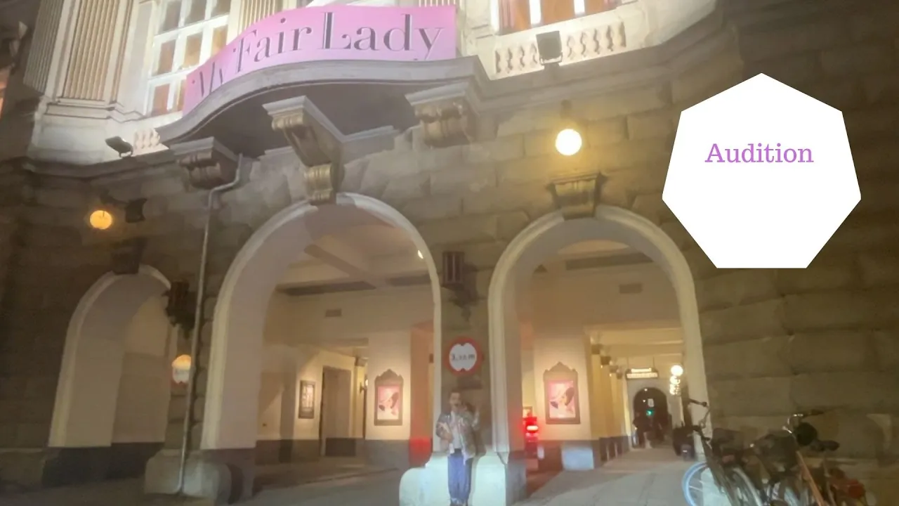 Haley er til AUDITION på My fair lady på Det Ny Teater