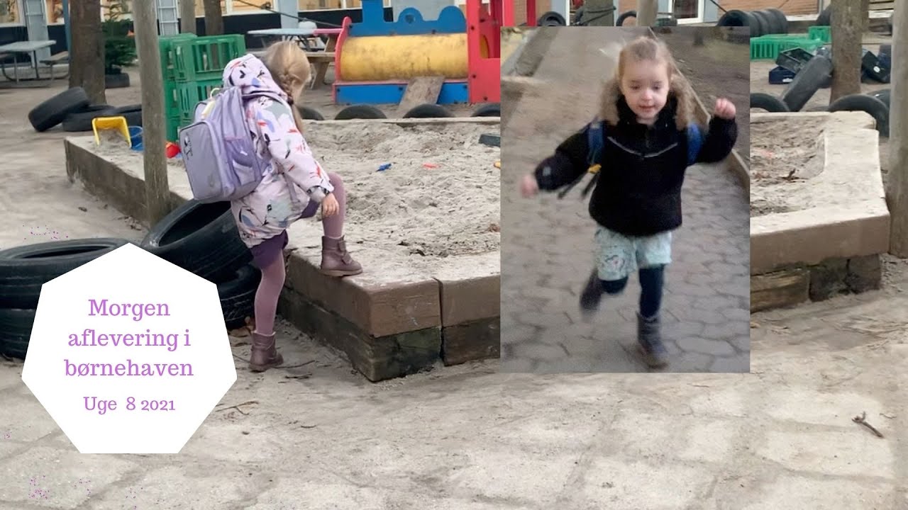 JEG VISER JER HVORDAN PIGERNE BLIVER AFLEVERET I BØRNEHAVEN