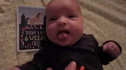 Baby Haley smiled for the first time