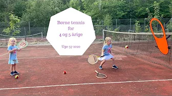 BØRNE TENNIS FOR 4 OG 5 ÅRIGE - Pigerne går til tennis hen over sommeren