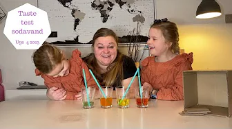 TASTE TEST SODAVAND - HVEM GÆTTER FLEST OG VINDER