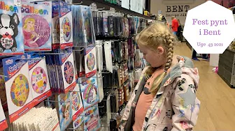 VI KØBER FØDSELSDAGS PYNT I BENT BUTIKKEN - REKLAME