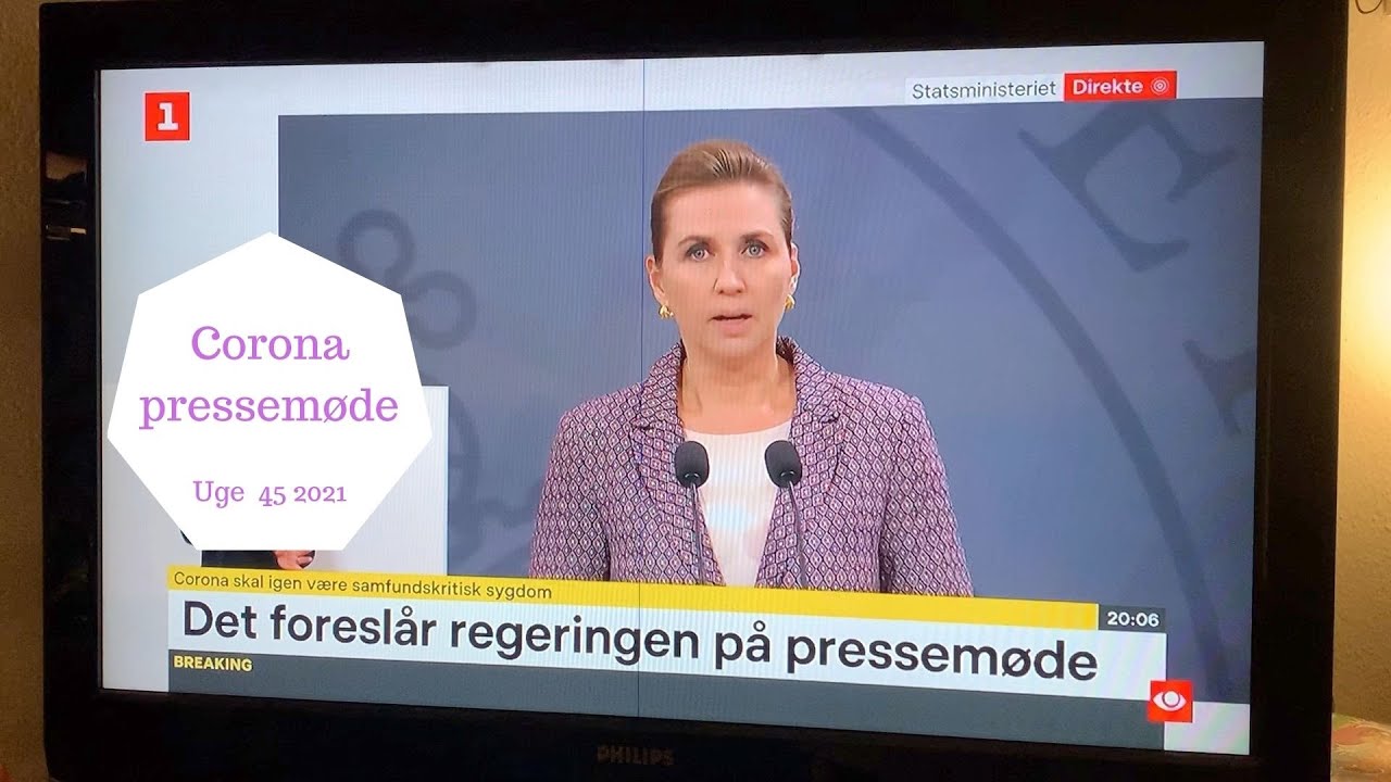 CORONA PRESSEMØDE MED METTE FREDERIKSEN