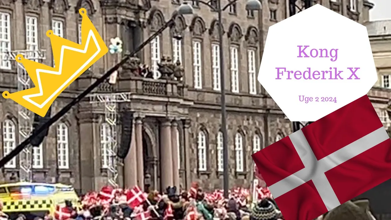 VI ER INDE OG SE VORES NYE KONG FREDERIK X