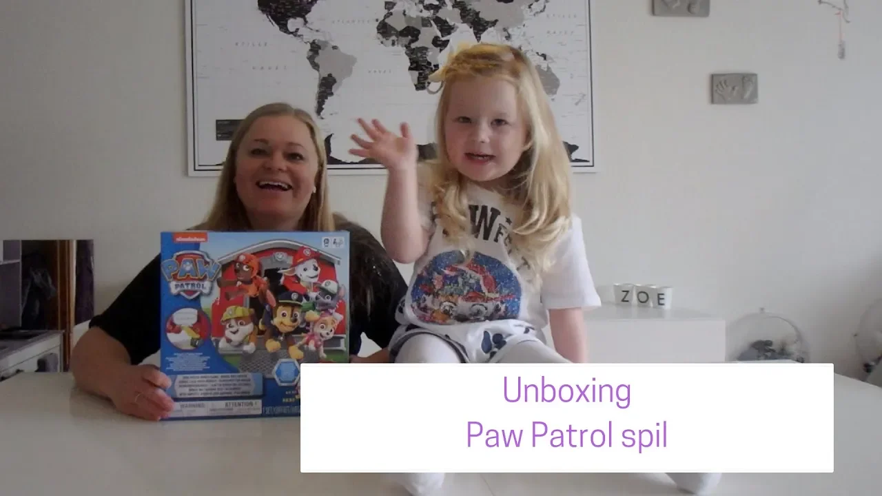 Unboxing Paw Patrol Bingo Spil DANSK
