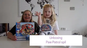 Unboxing Paw Patrol Bingo Spil DANSK