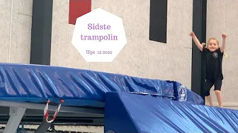 SIDSTE TRAMPOLIN TRÆNING INDEN SOMMERFERIEN