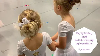 DEJLIG LØRDAG MED BALLET, TRÆNING OG LEGEAFTALE