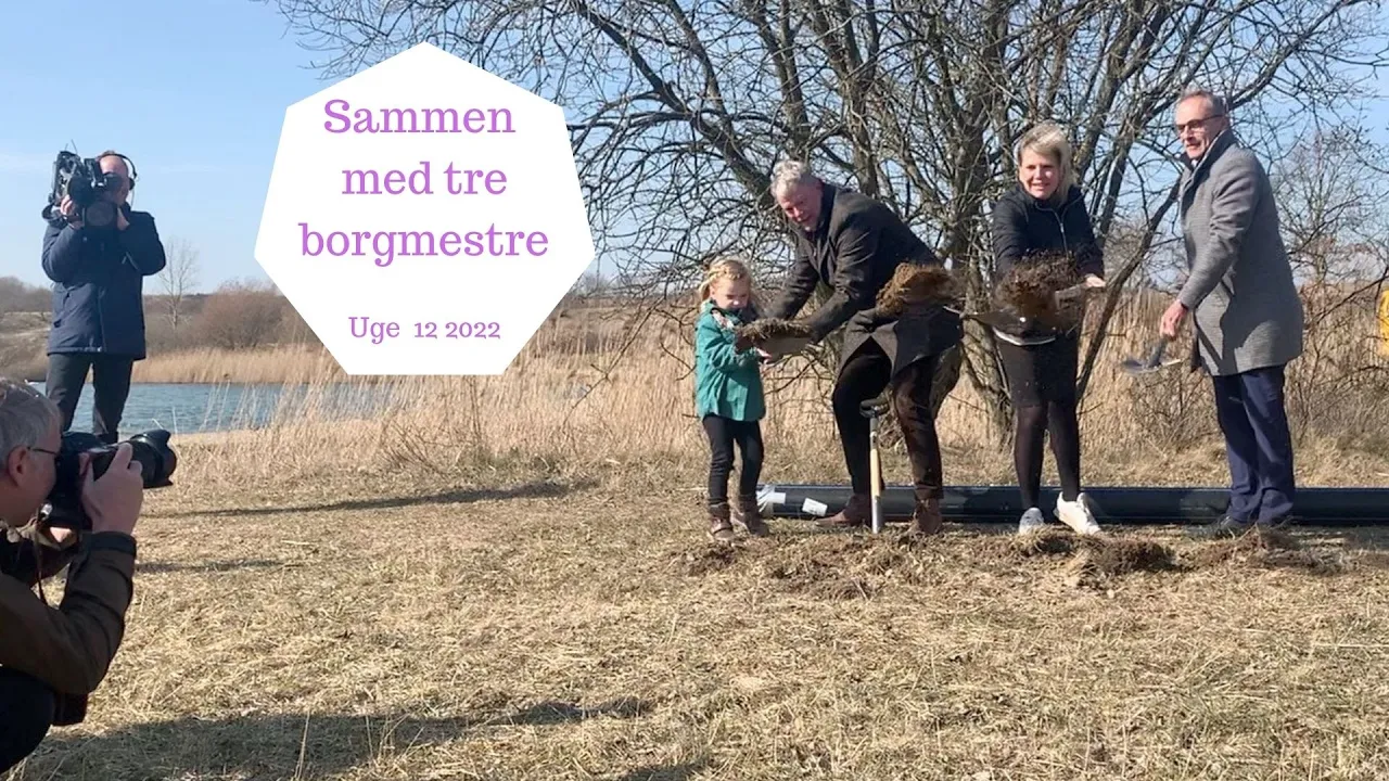 HALEY TAGER FØRSTE SPADESTIK TIL SPEJDERNES LEJR 2022 MED TRE BORGMESTRE