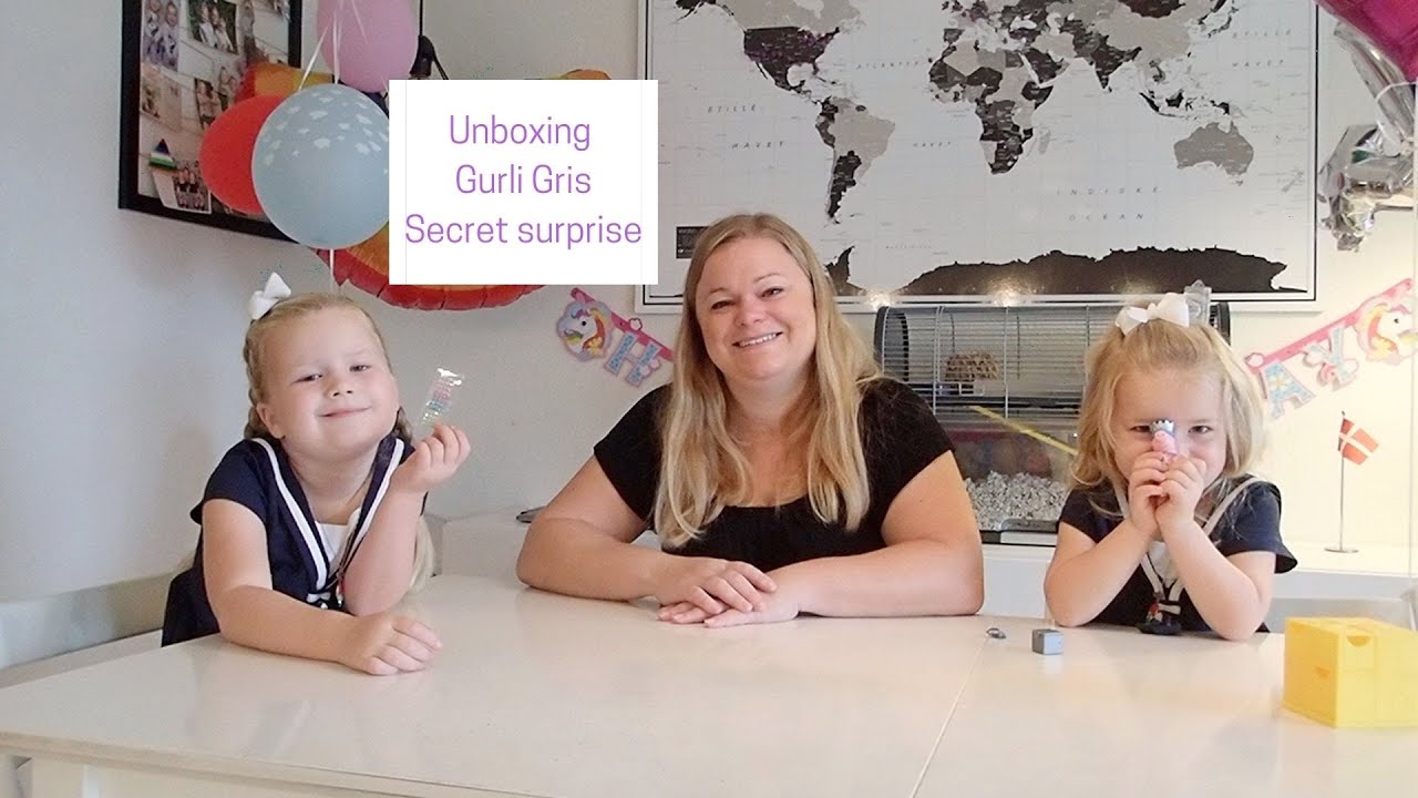UNBOXING GURLI GRIS SECRET SURPRICE - DANSK