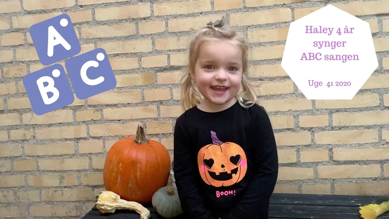 HALEY SYNGER ABC SANGEN - 4 ÅRIG SYNGER