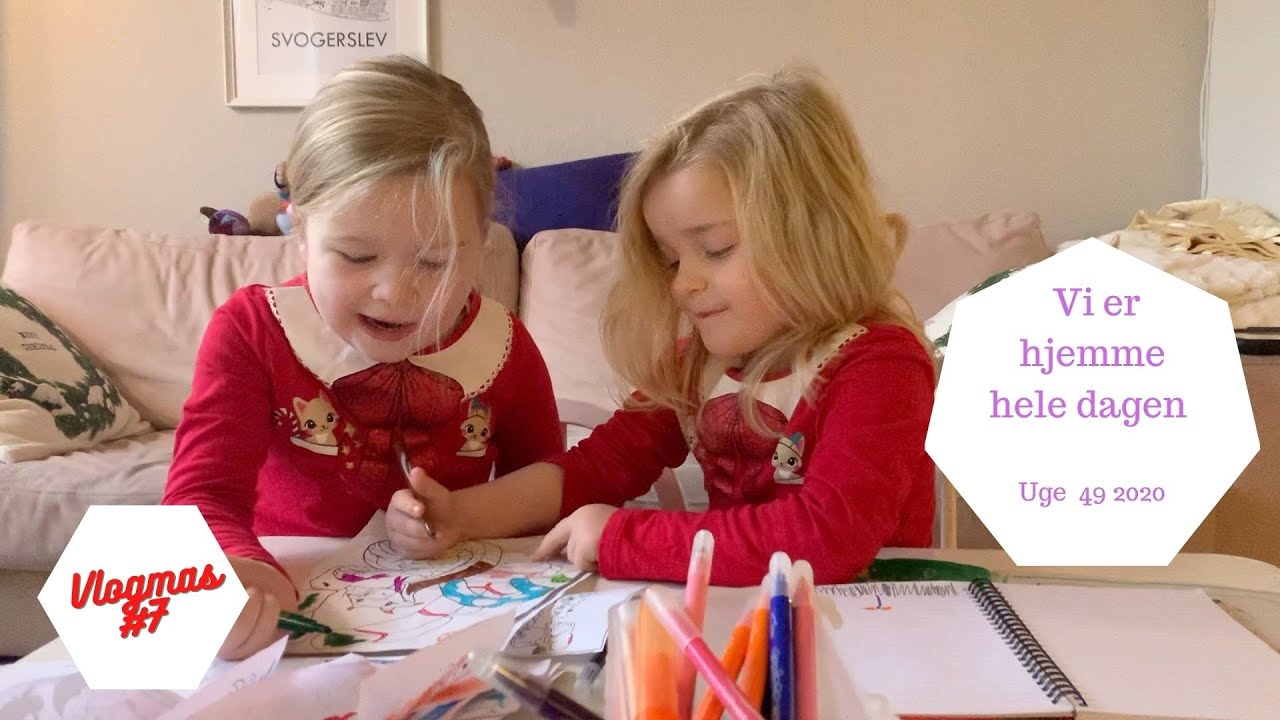 VI ER HJEMME HELE DAGEN - GODT DET ER JUL