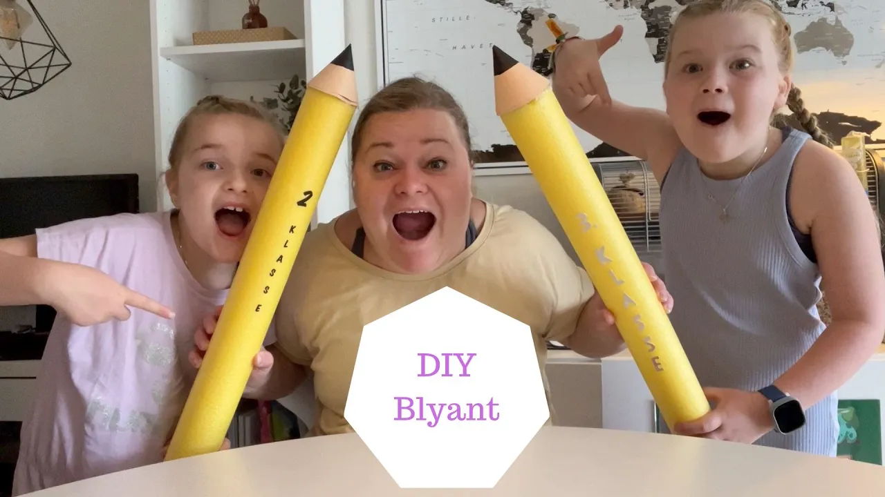 DIY Blyant til Første skoledag
