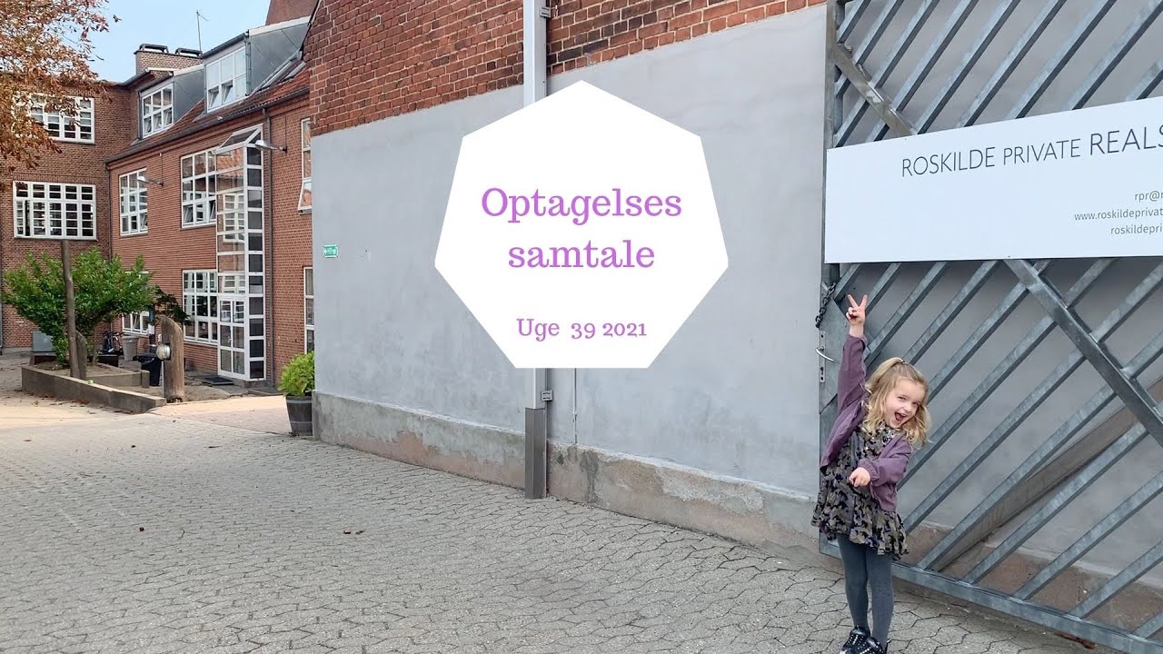 HALEY ER TIL OPTAGELSES SAMTALE PÅ MIN GAMLE SKOLE