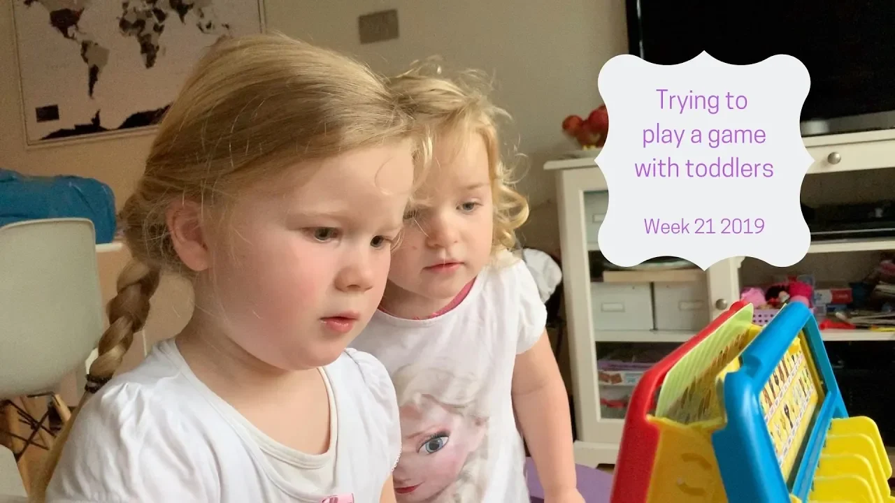 Trying to Play a Game with Toddlers