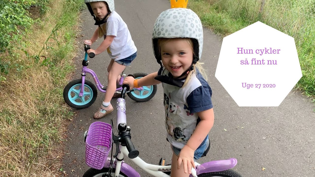 HUN CYKLER SÅ FINT NU - MANGLER BARE LÆNGERE BEN