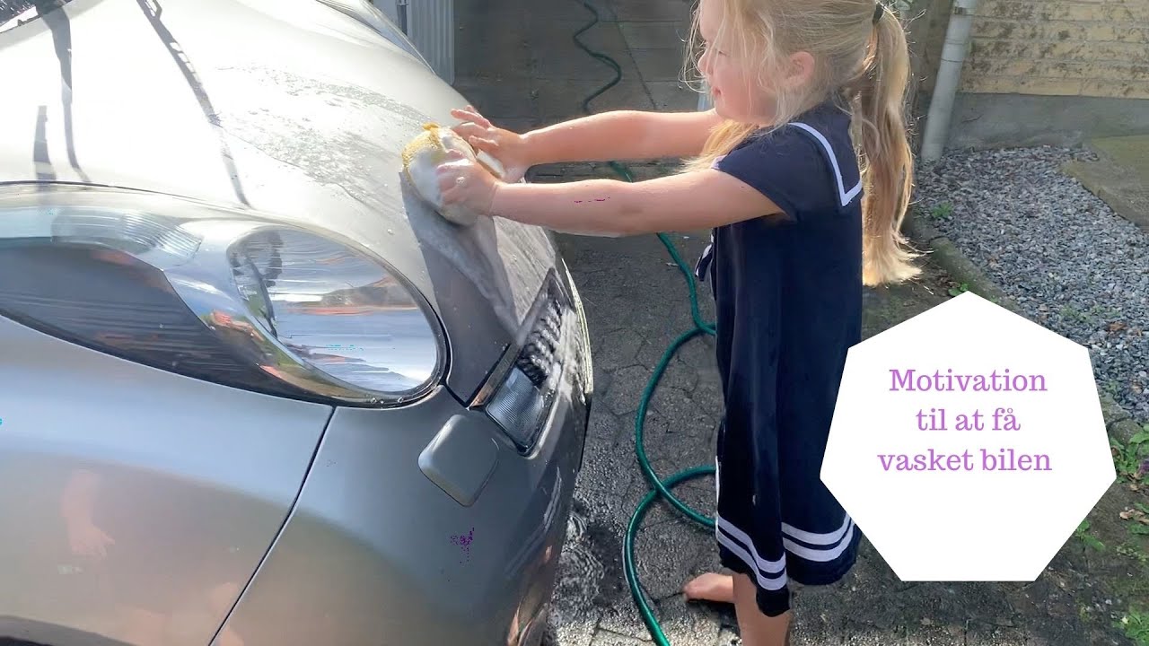 MOTIVATION TIL AT FÅ BILEN VASKET OG STØVSUGET