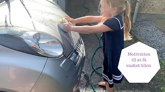MOTIVATION TIL AT FÅ BILEN VASKET OG STØVSUGET