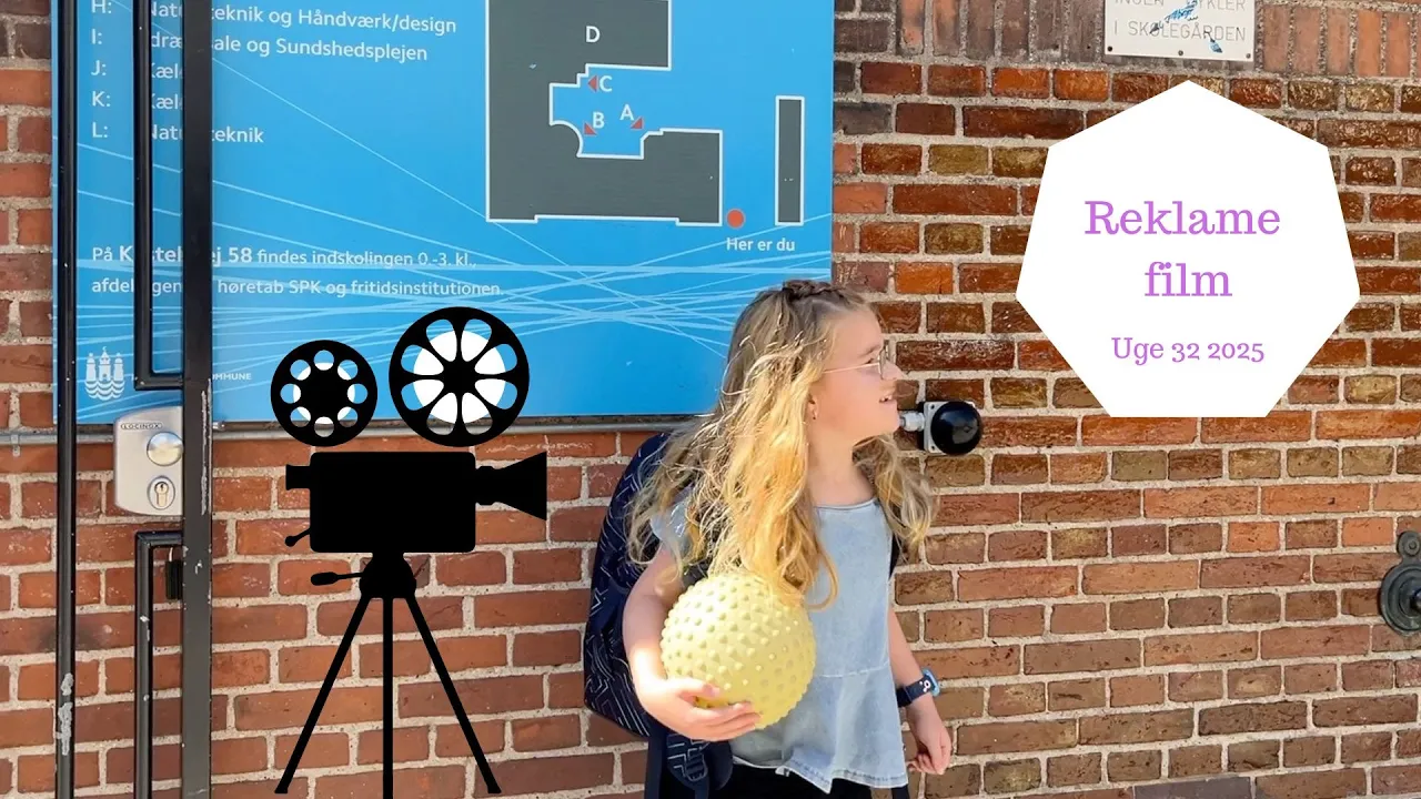 Haley er med i en Reklame Film - Zoe og jeg Hygger imens