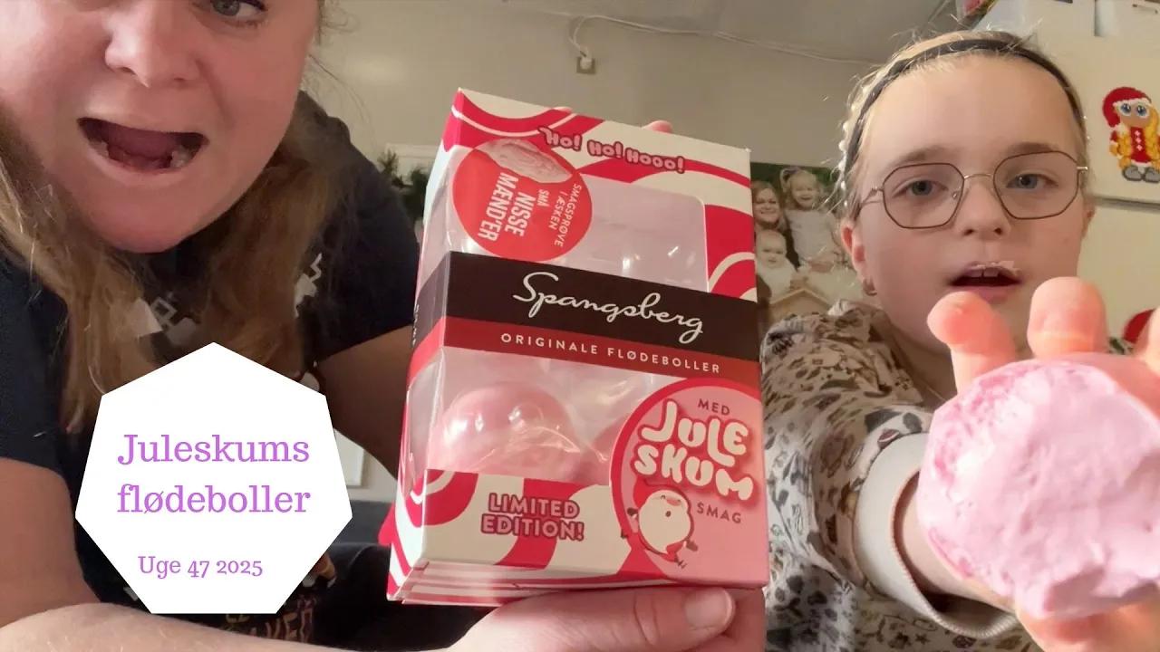 Vi smager de nye Skum Julemænds flødeboller - Taste Test