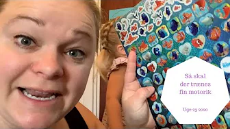 SÅ SKAL DER TRÆNES FIN MOTORIK