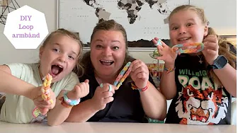 DIY LOOP ARMBÅND MED HÅRELASTIKKER
