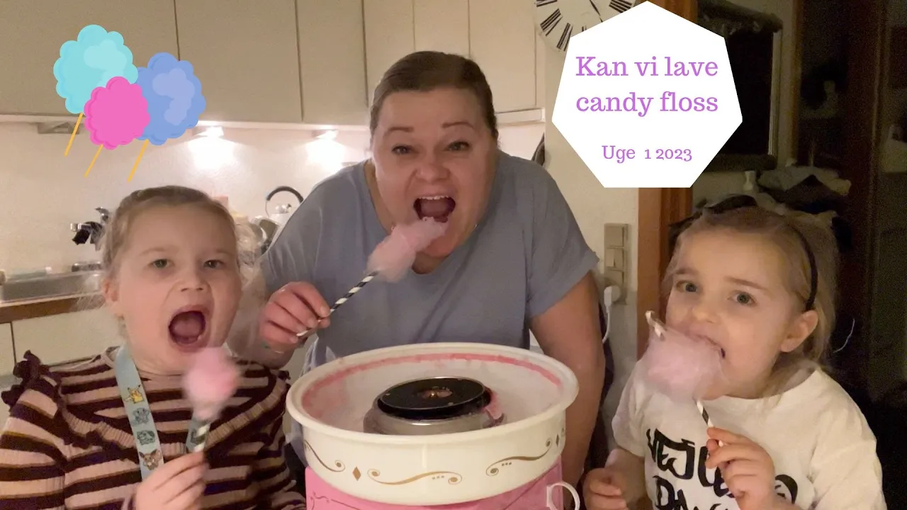 VI LAVER VORES EGNE CANDY FLOSS