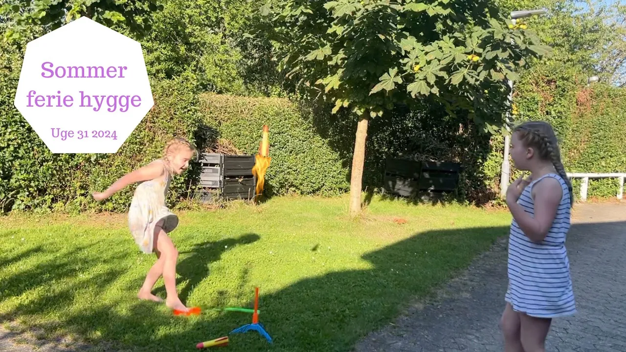 Sommerferie dag med Feriebillet, SHOPPING, Pool og aftenhygge