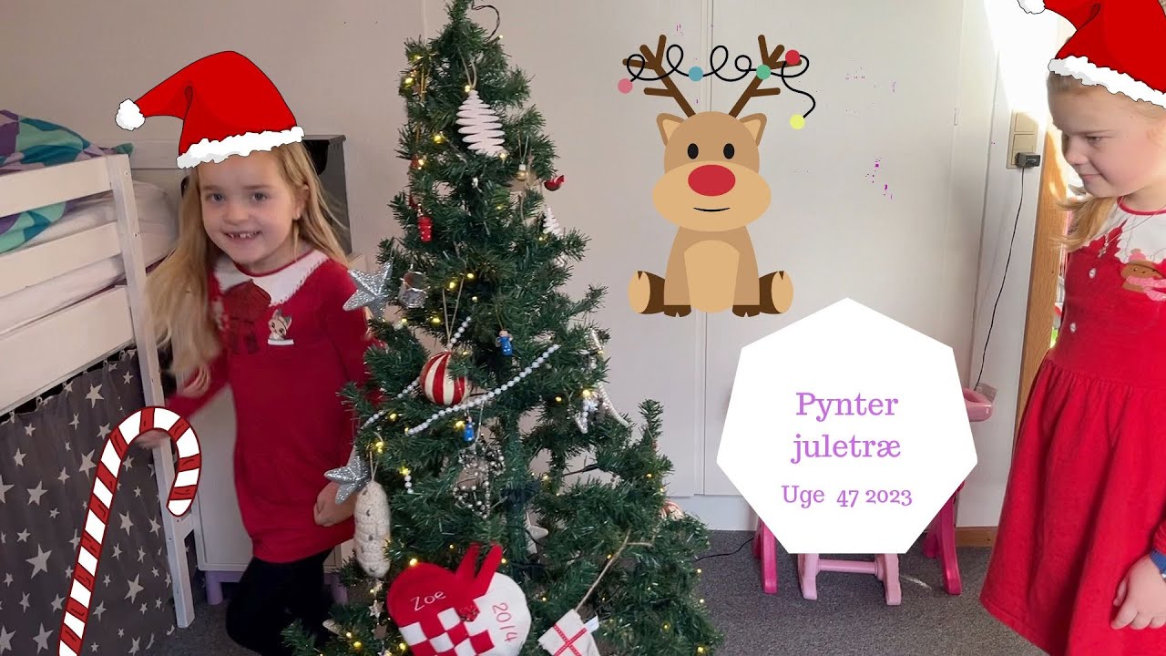 PYNTER JULETRÆ PÅ BØRNEVÆRELSE