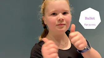 Zoe starter op til ballet igen