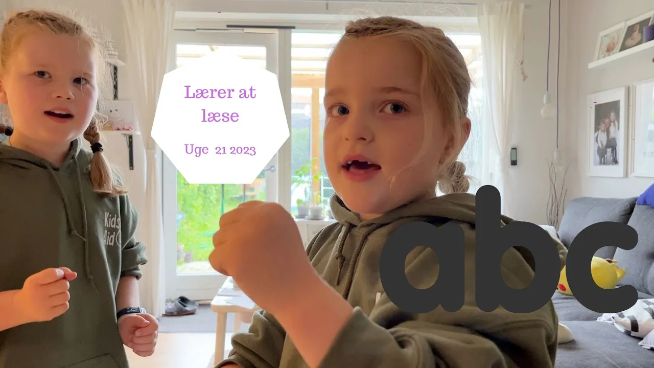 REGNVEJRS DAG - 6 ÅRIG LÆRER AT LÆSE