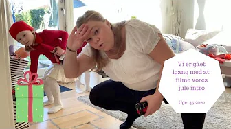 VI ER GÅET IGANG MED AT FILME VORES JULE INTRO