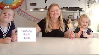 UNBOXING BARBIE DUKKE - DANSK