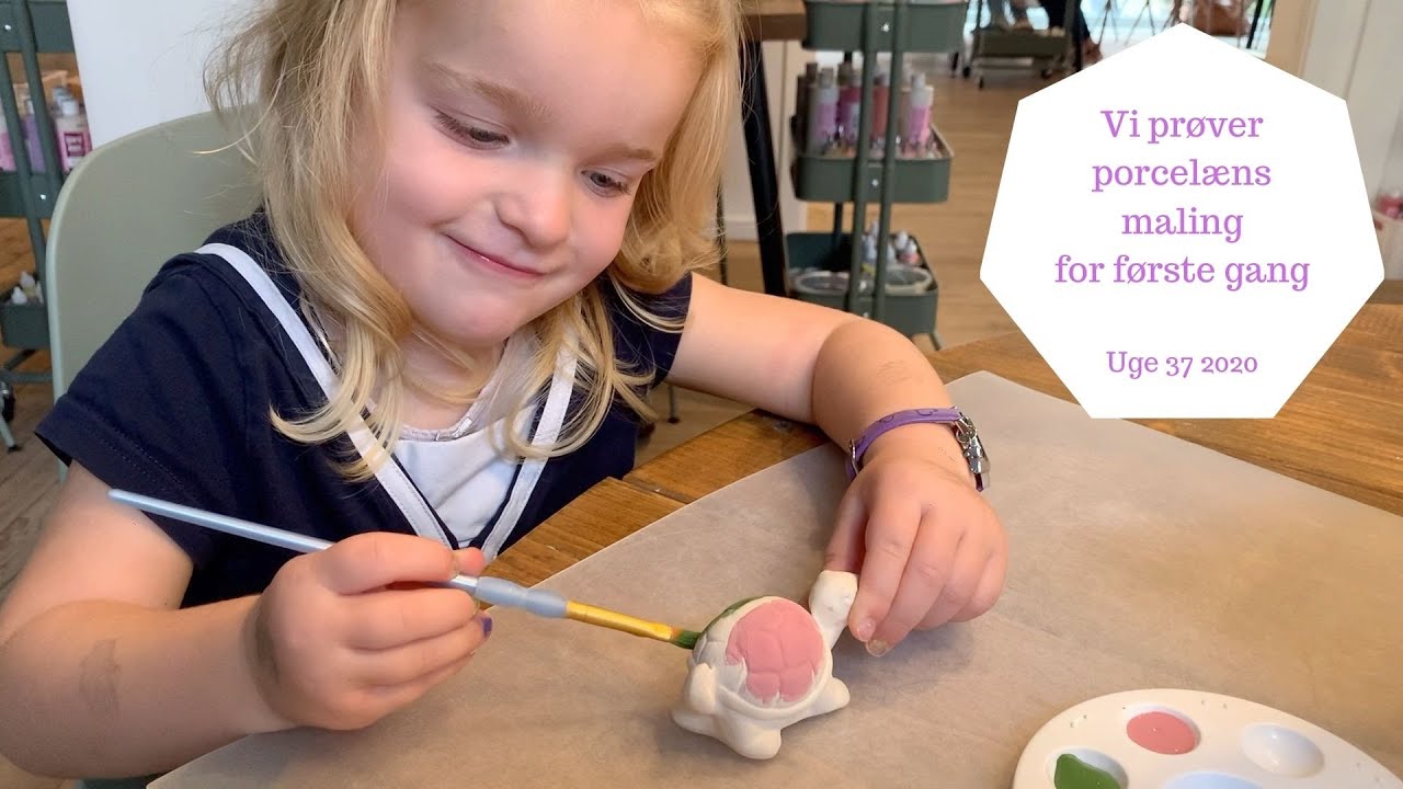 VI PRØVER PORCELÆNS MALING FOR FØRSTE GANG