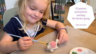 VI PRØVER PORCELÆNS MALING FOR FØRSTE GANG