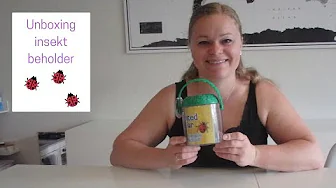 Unboxing insekt holder