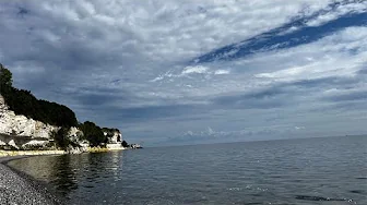 WHITE NOISE ASMR BEACH SOUND STEVNS KLINT - CALM WAY TO FALL ASLEEP