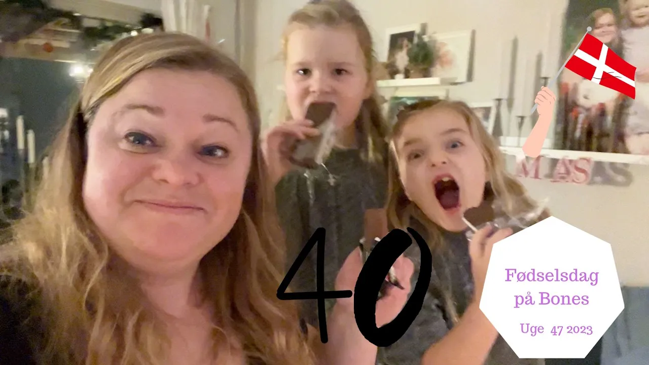 VI TAGER PÅ BONES PÅ MIN 40 ÅRS FØDSELSDAG