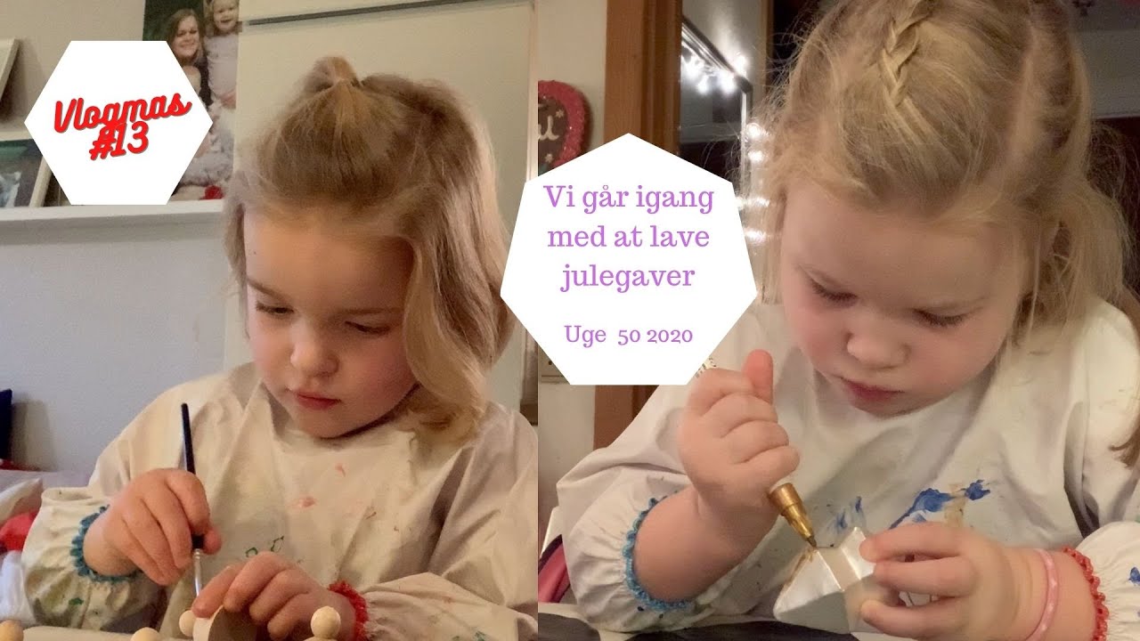 VI GÅR IGANG MED AT LAVE JULEGAVER
