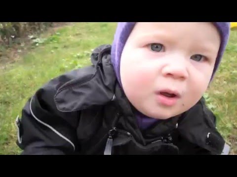 Baby girl laughing every time she gets