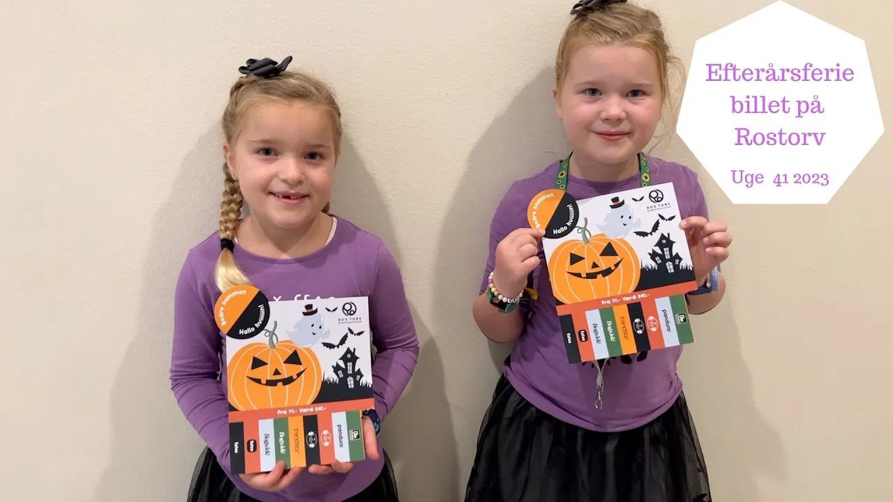 EFTERÅRSFERIE - FERIE BILLET PÅ ROSTORV